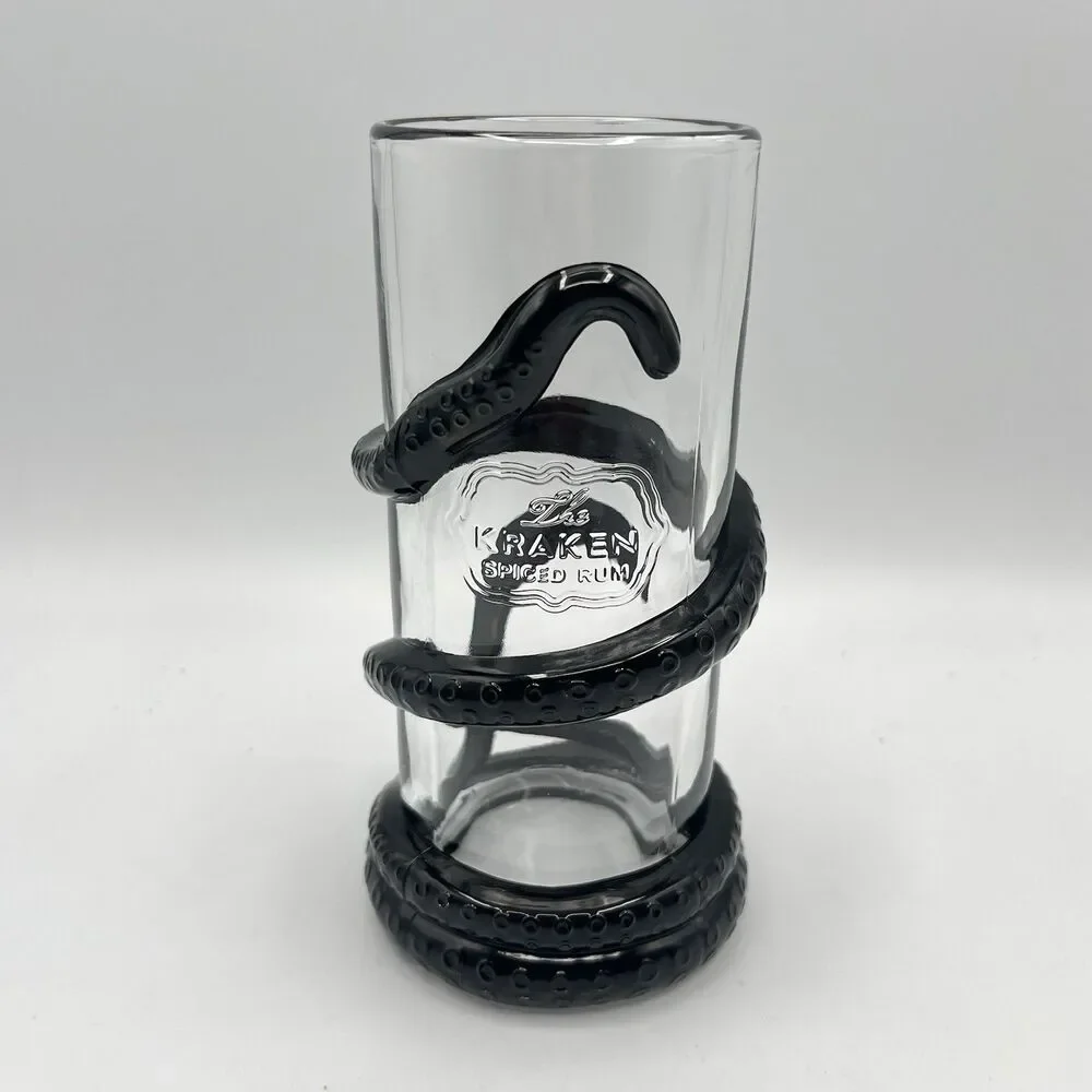 Kraken Spiced Rum Tentacle Tiki Cocktail Glass Collectible